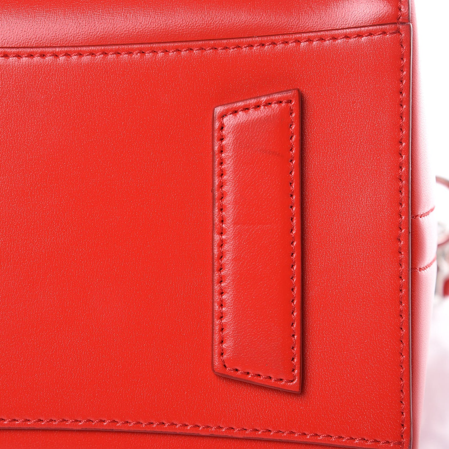 Shiny Lord Calfskin Small Antigona Medium Red