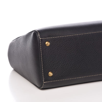Christian Dior Grained Calfskin Medium Lady Dior Black 8 of 11