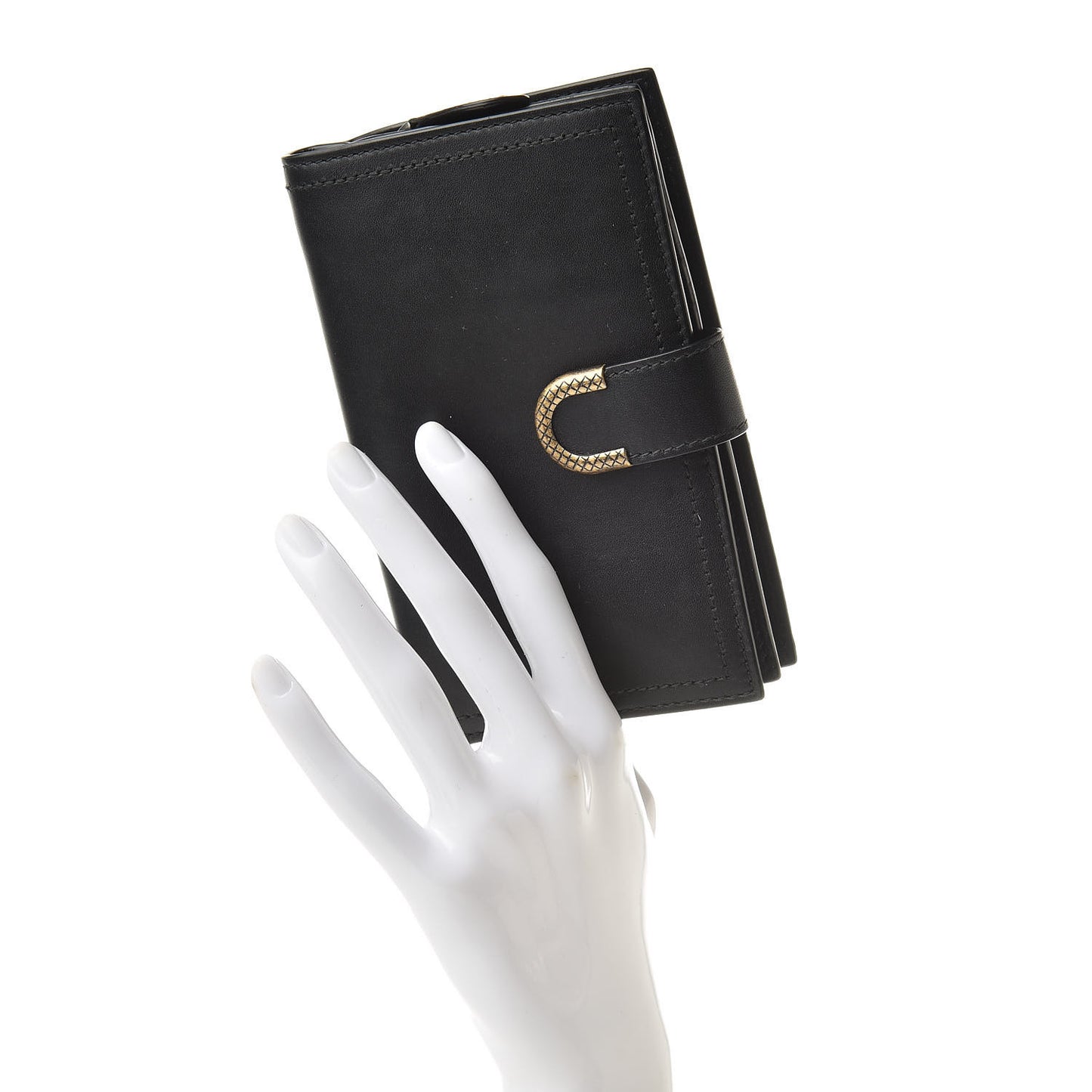 Nappa Continental Wallet Black