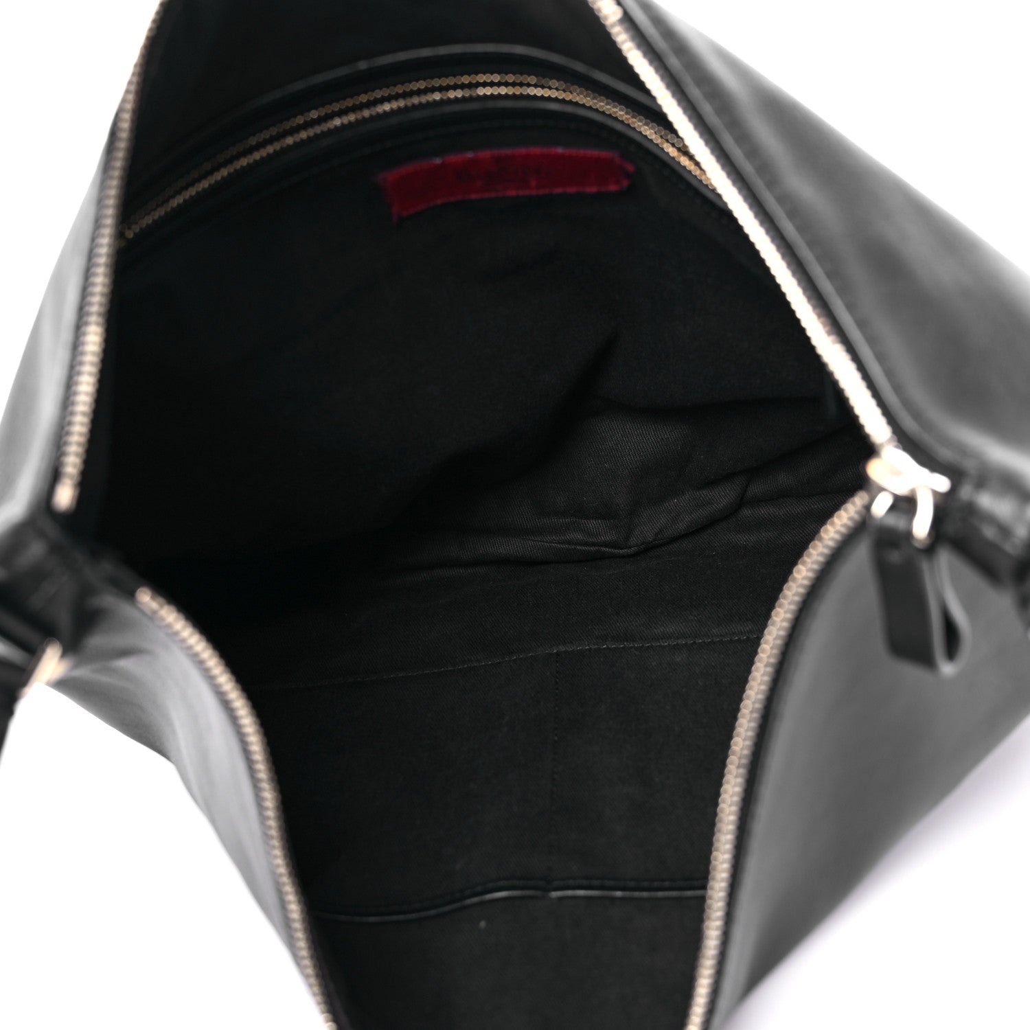 Valentino Garavani Vitello Rockstud Hobo Black 5 of 12