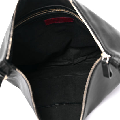 Valentino Garavani Vitello Rockstud Hobo Black 5 of 12