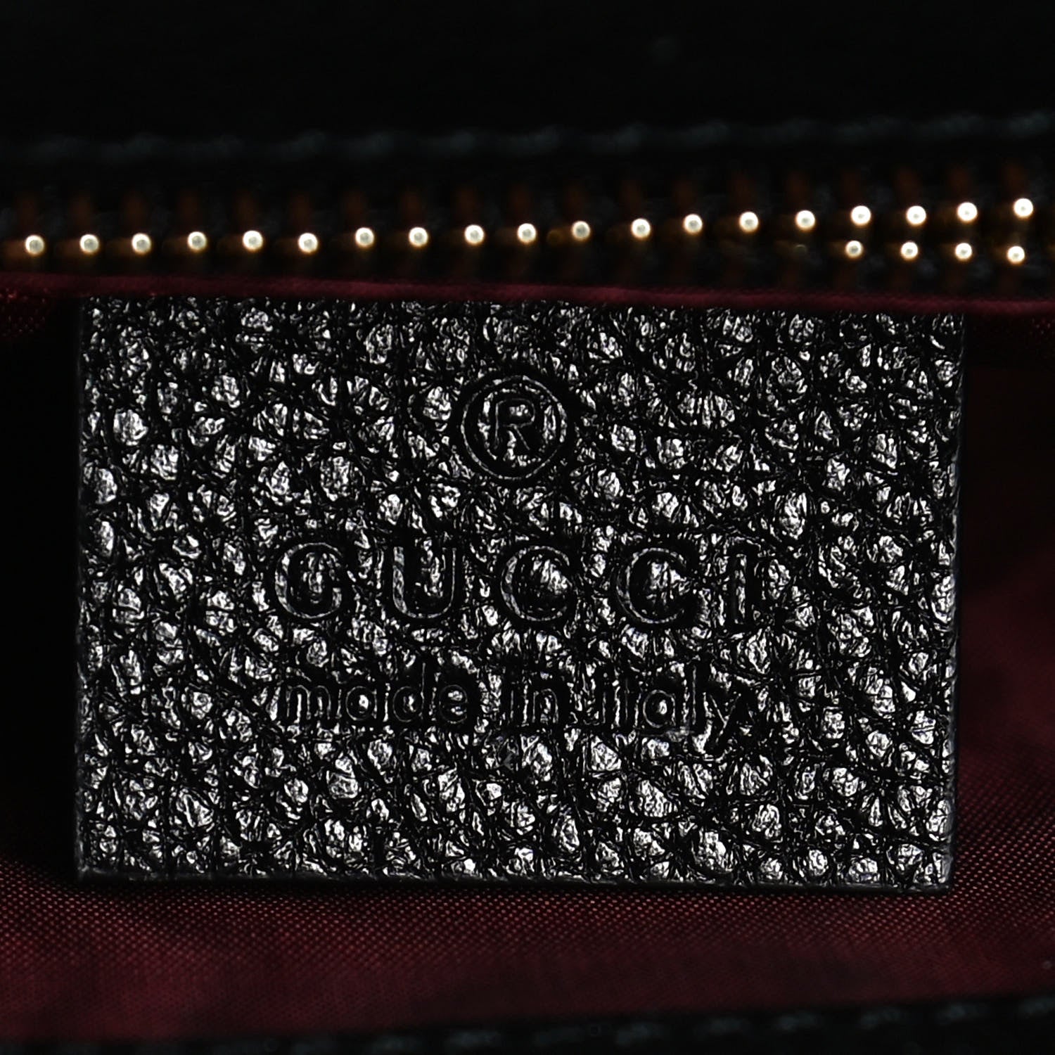 Gucci Grainy Calfskin Small Zumi Shoulder Bag Black 8 of 13