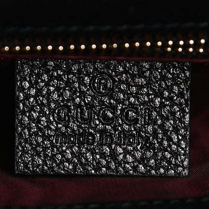 Gucci Grainy Calfskin Small Zumi Shoulder Bag Black 8 of 13