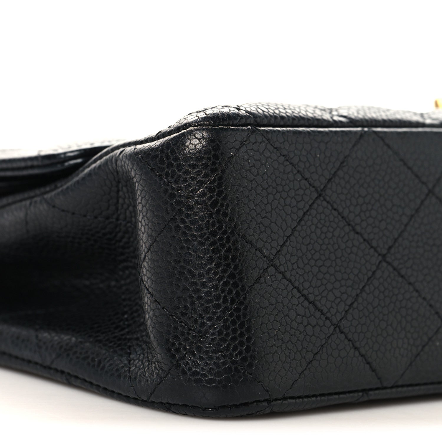 Chanel Caviar Quilted Medium Double Flap Black 9 of 10
