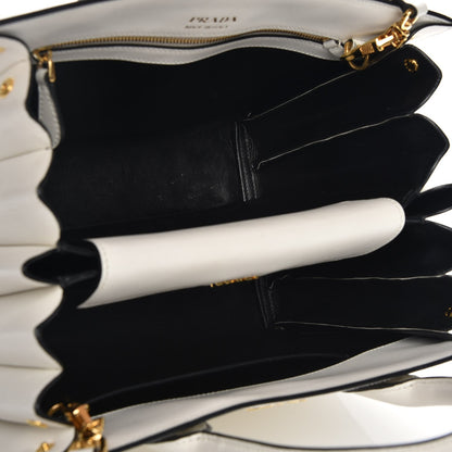 Prada Saffiano Calfskin Medium Bibliotheque Top Handle White 6 of 8