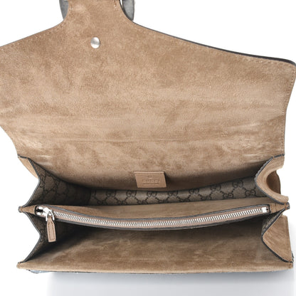 Gucci GG Supreme Monogram Lightning Embroidered Medium Dionysus Shoulder Bag Beige 6 of 11