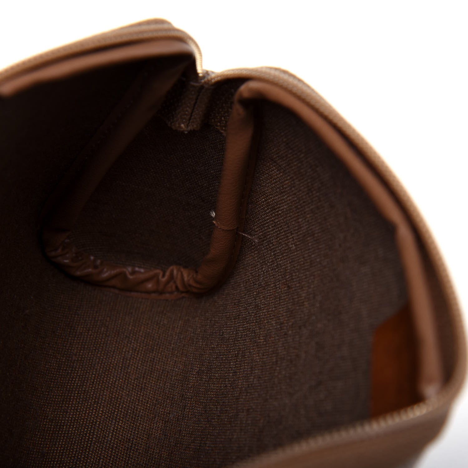 Christian Dior Honeycomb Cosmetic Case Brown 9 of 11