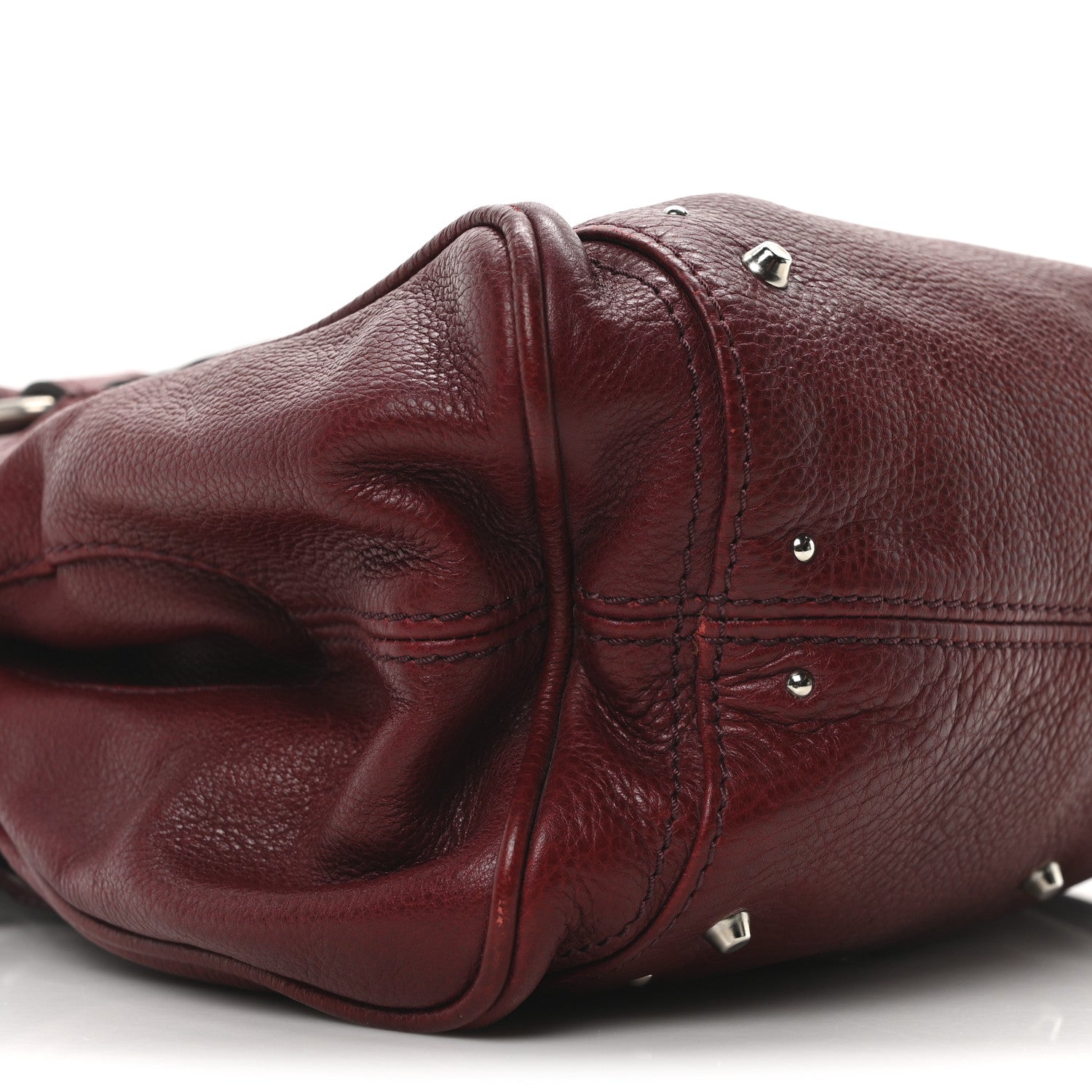 Chloe Calfskin Paddington Tote Red 9 of 10