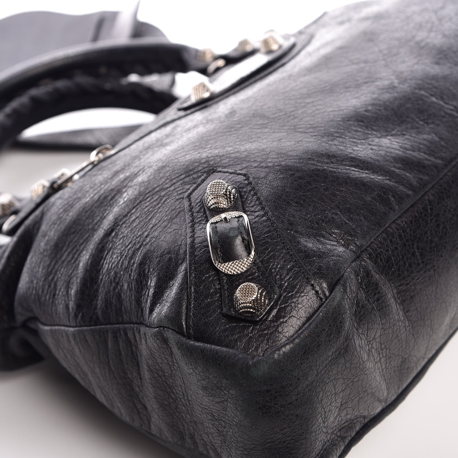 Balenciaga Agneau Giant 12 Silver Hardware Town Black 9 of 13
