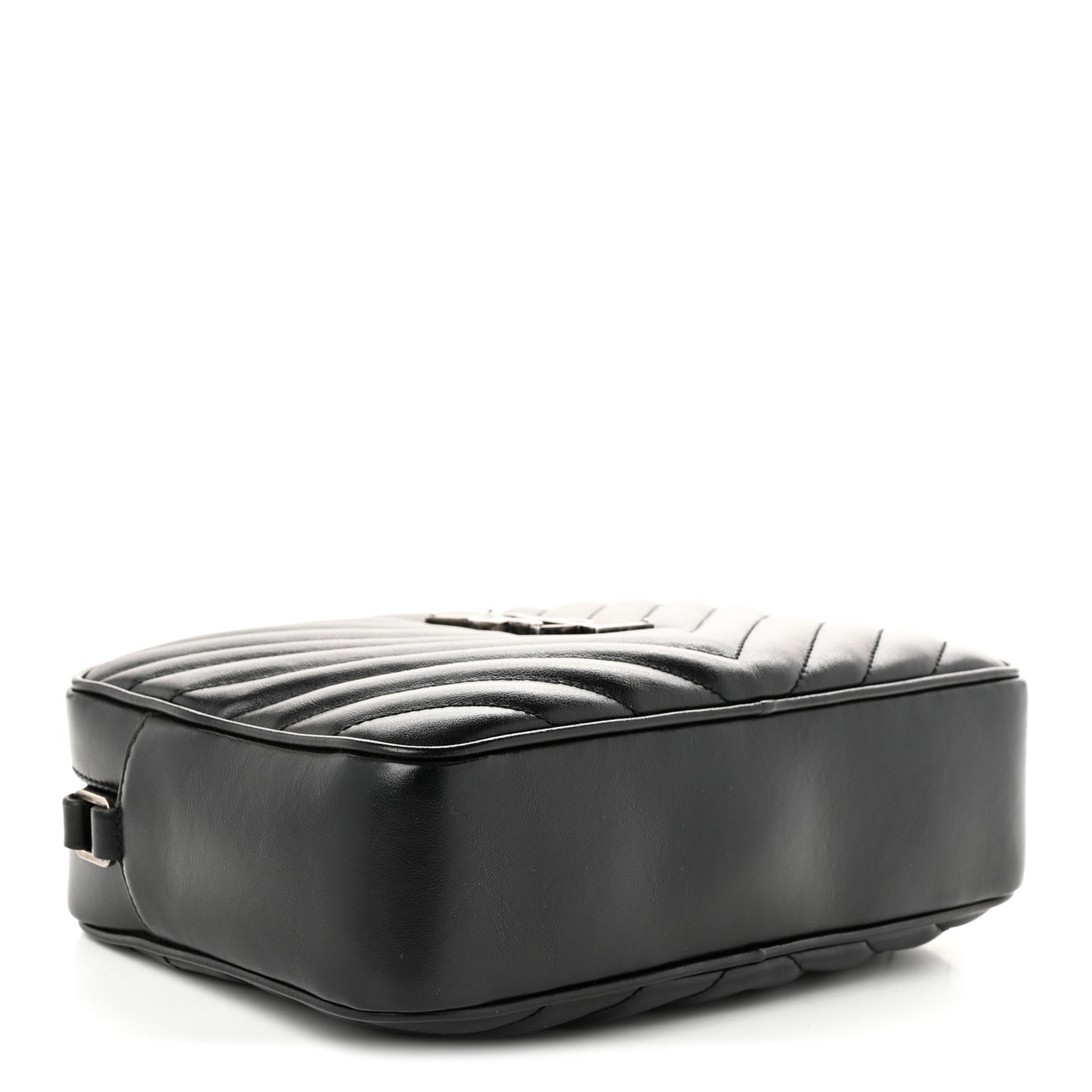 Calfskin Matelasse Monogram Lou Camera Bag Black