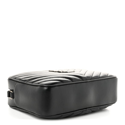Saint Laurent Calfskin Matelasse Monogram Lou Camera Bag Black 4 of 10