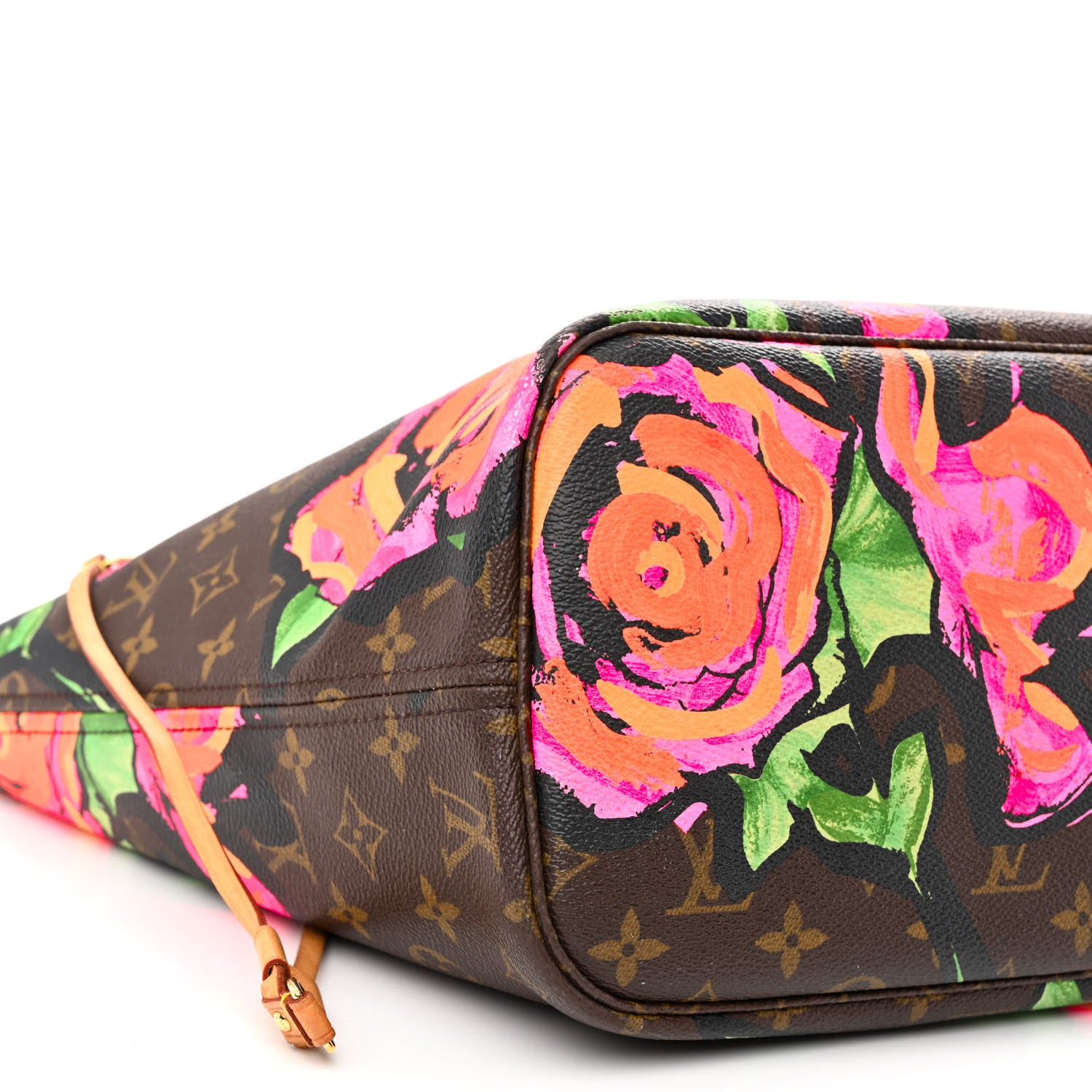 Louis Vuitton Monogram Roses Neverfull MM 8 of 15