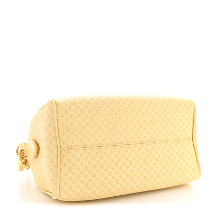 Louis Vuitton Calfskin Minigram Speedy Bandouliere 20 Banane 4 of 9