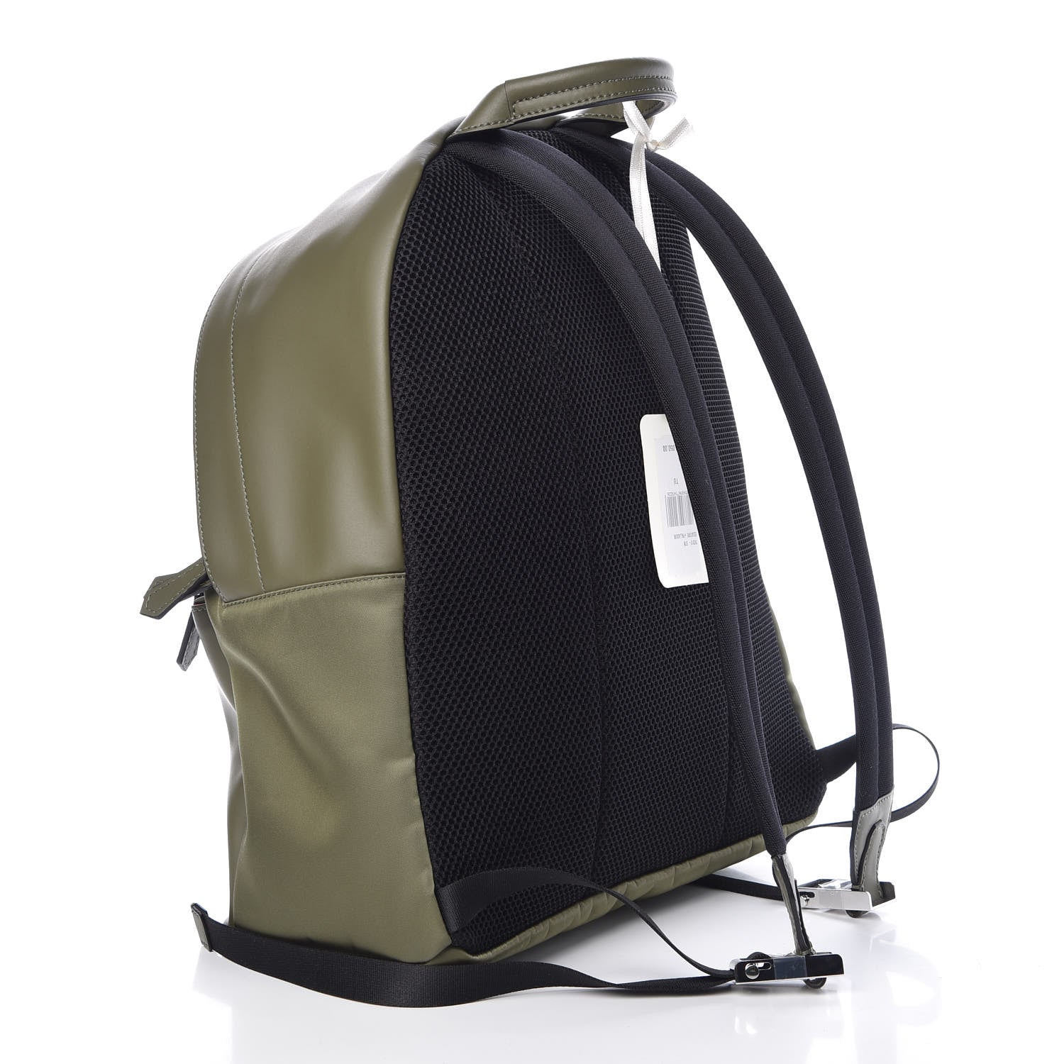 Fendi Nylon Vitello Liberty Metal Monster Eyes Rounded Backpack Equatore 3 of 8