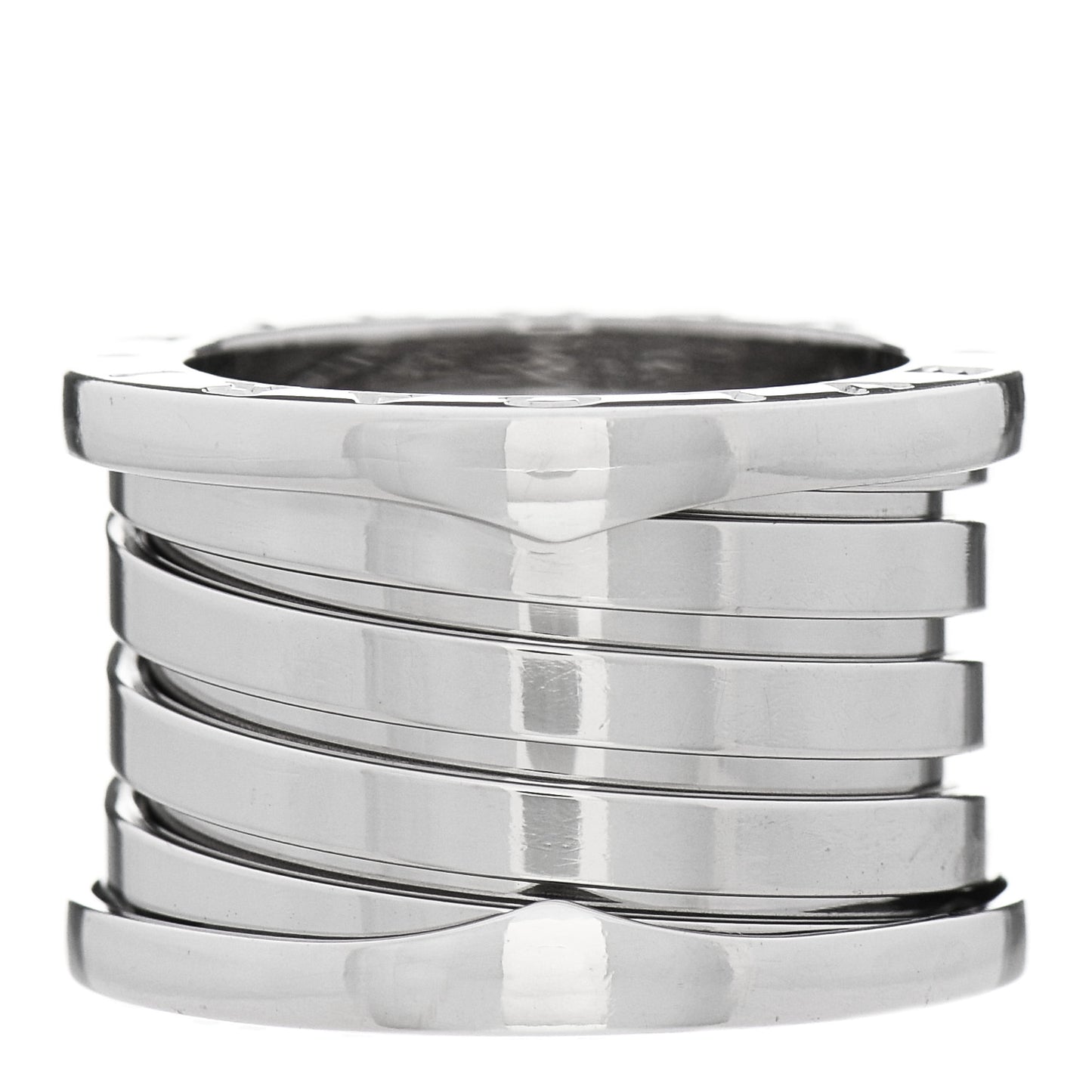 18K White Gold B.Zero1 Four-Band Ring 49 5