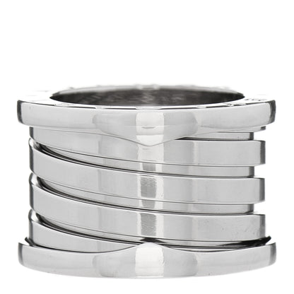 Bulgari 18K White Gold B.Zero1 Four-Band Ring 49 5 1 of 7