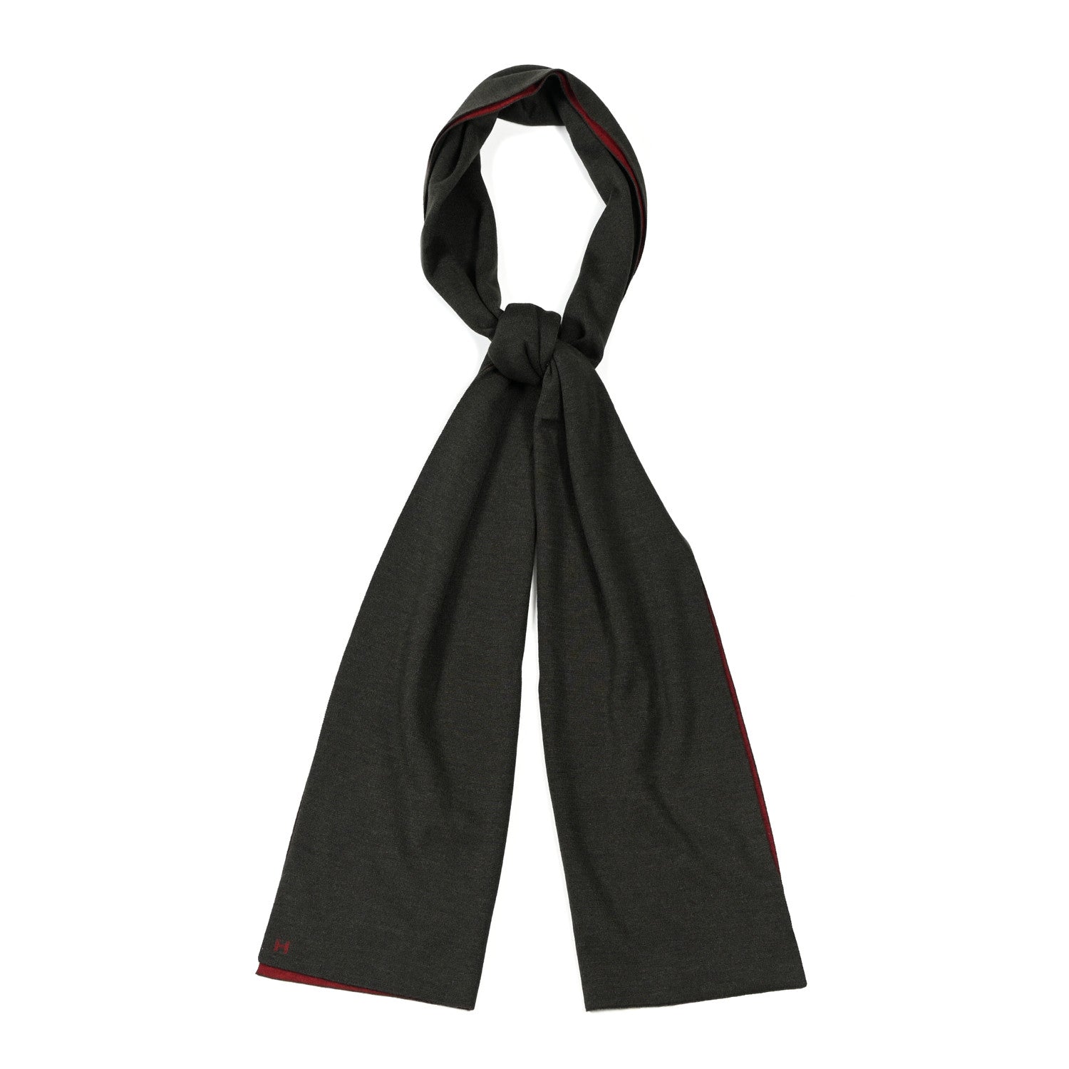 Hermes Cashmere Silk Knit Scarf 1 of 3