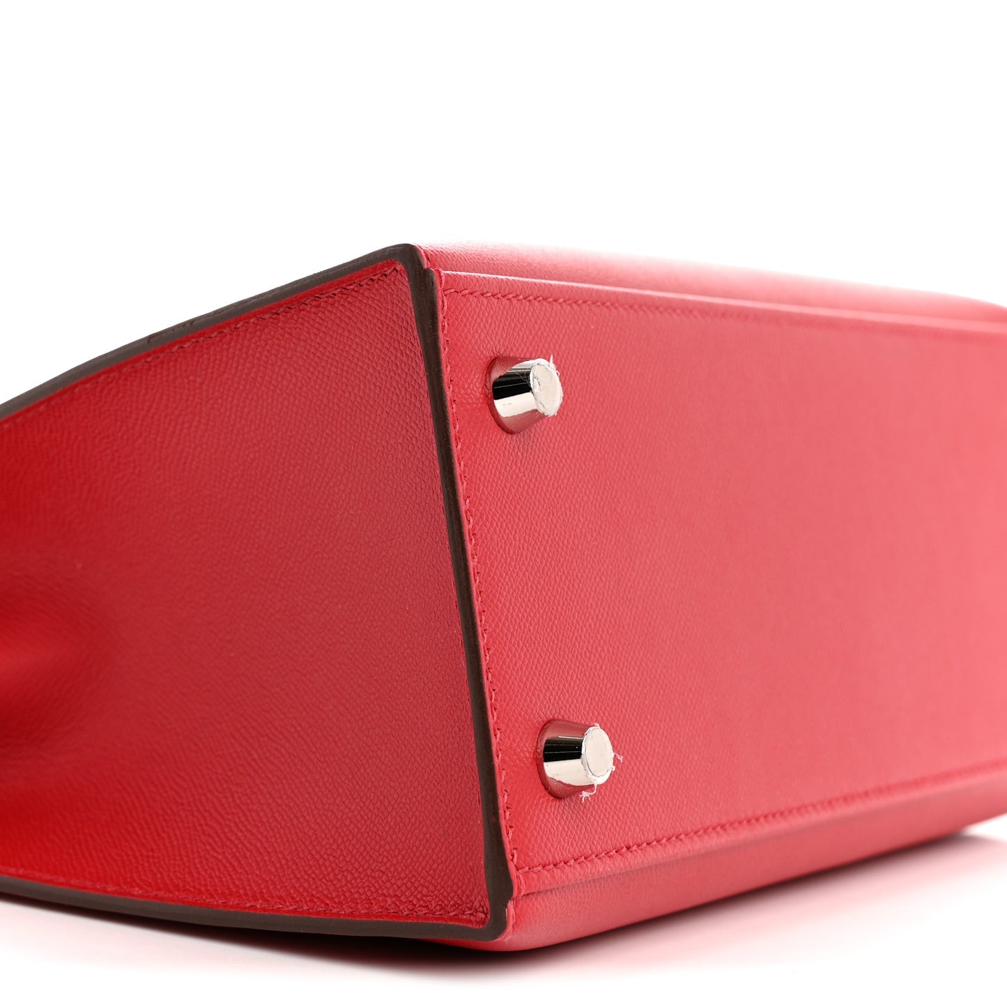 Madame Calfskin Verso Kelly Sellier 25 Rouge Piment Rose Shocking