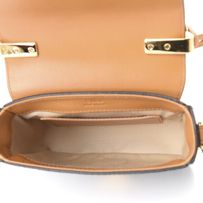 Chloe Calfskin Python Embossed Mini C Double Carry Faded Blue 4 of 8