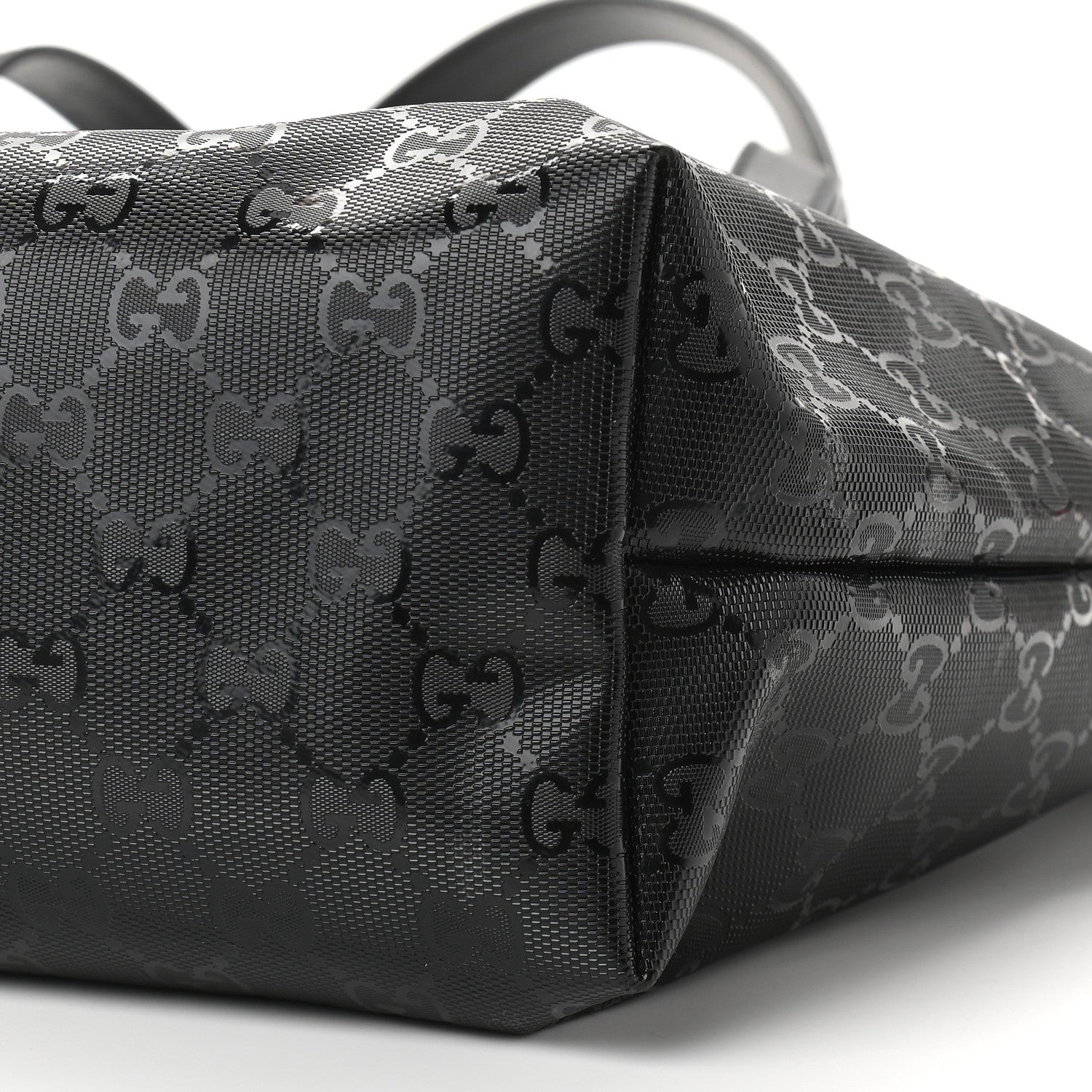 Gucci Imprime Monogram Medium Zippered Shopping Tote Black 8 of 8