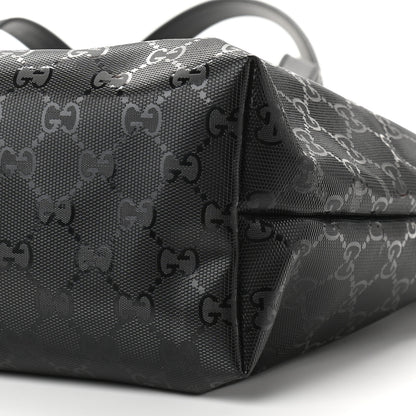 Gucci Imprime Monogram Medium Zippered Shopping Tote Black 8 of 8