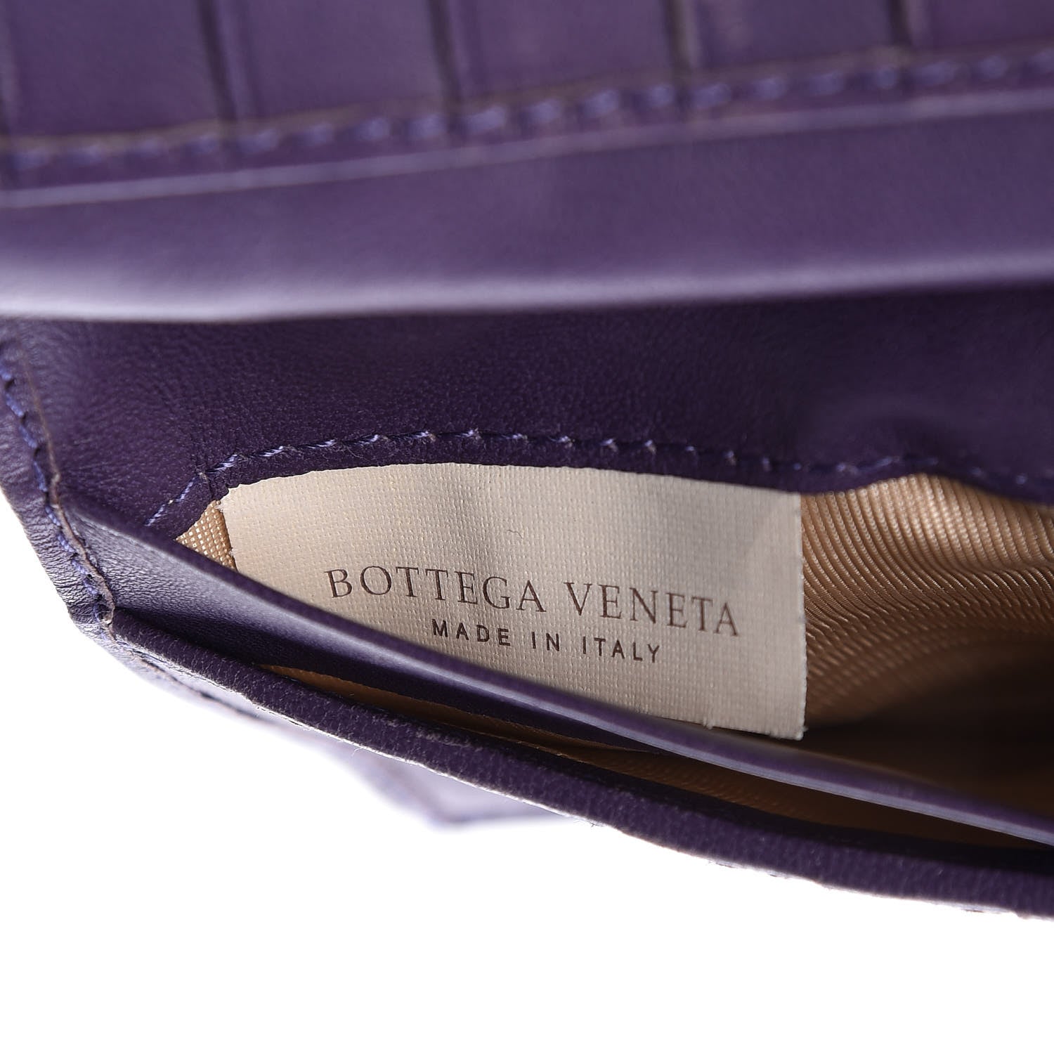 Bottega Veneta Nappa Intrecciato Continental Compact Flap Wallet Parma 7 of 19