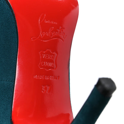 Christian Louboutin Suede Simple 85 Pumps 37 Green 8 of 8