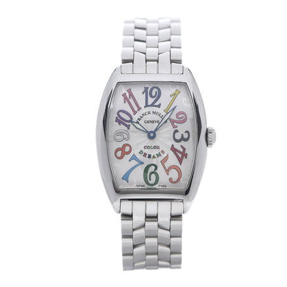 Franck Muller Stainless Steel 29mm Cintree Curvex Color Dreams Quartz Watch 7502QZCOLDRM 1 of 7