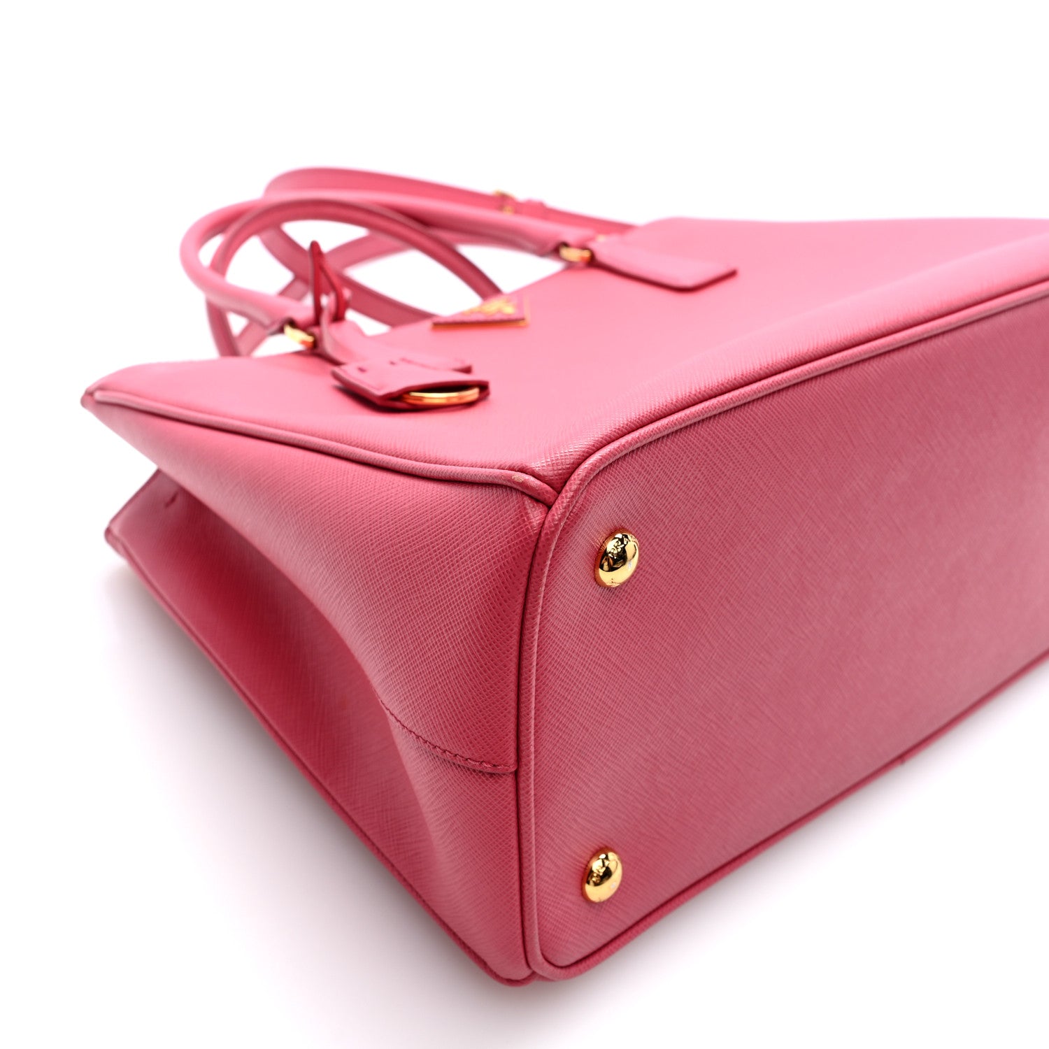 Prada Saffiano Medium Galleria Double Zip Tote Peonia 7 of 8