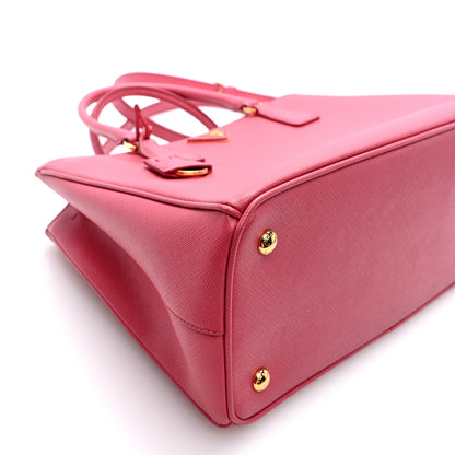 Prada Saffiano Medium Galleria Double Zip Tote Peonia 7 of 8