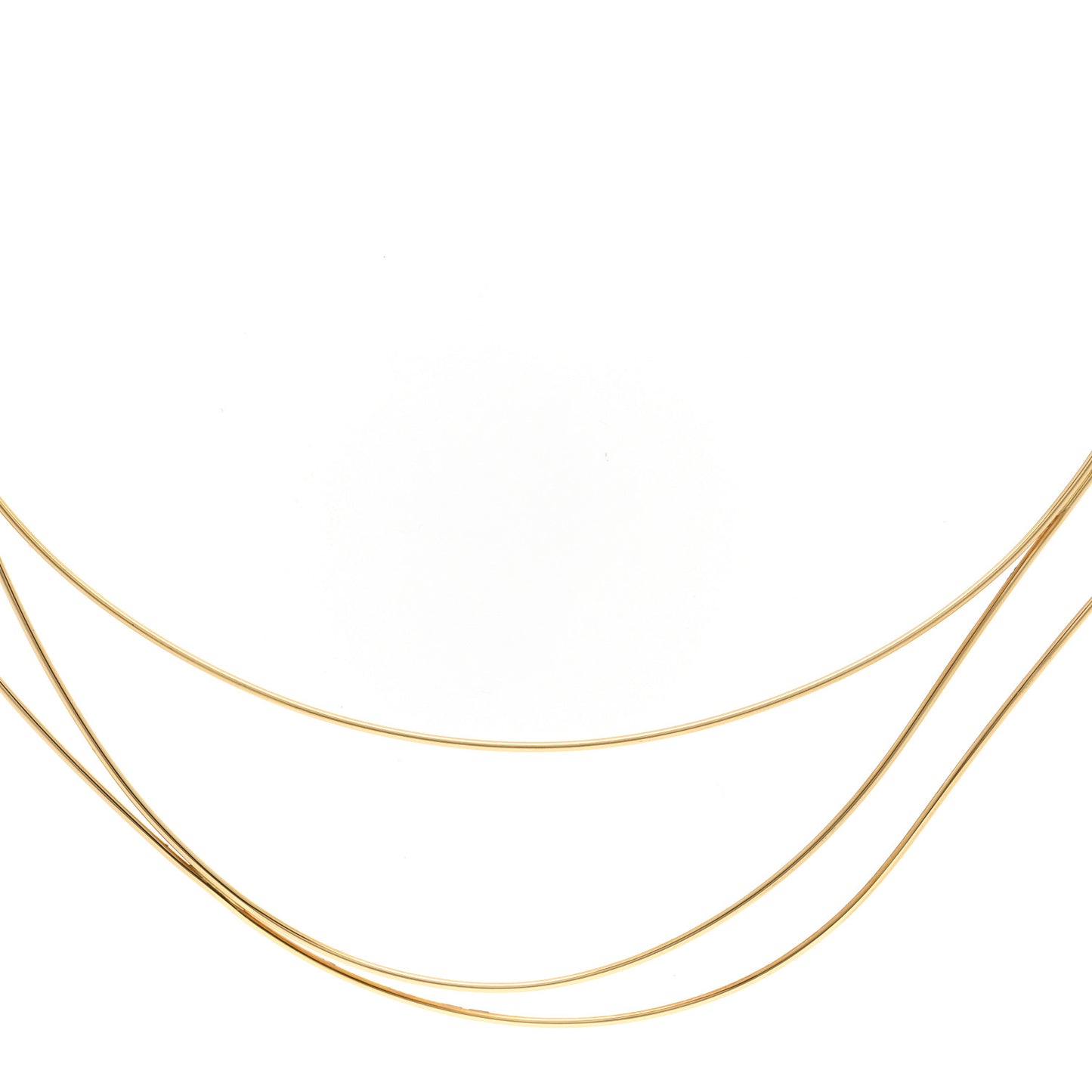 18K Yellow Gold Elsa Peretti Wave Necklace