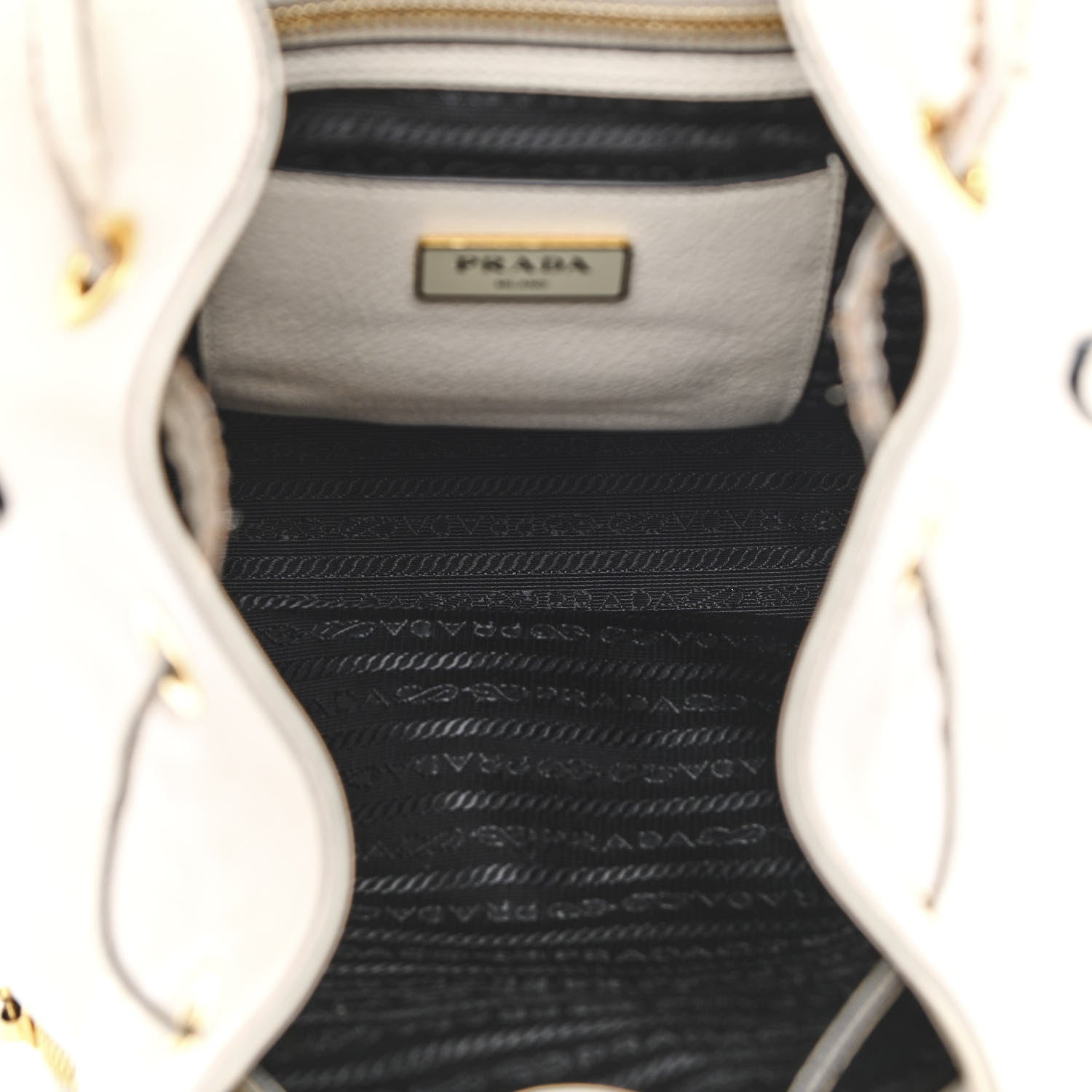 Prada Vitello Daino Backpack Talco 6 of 17