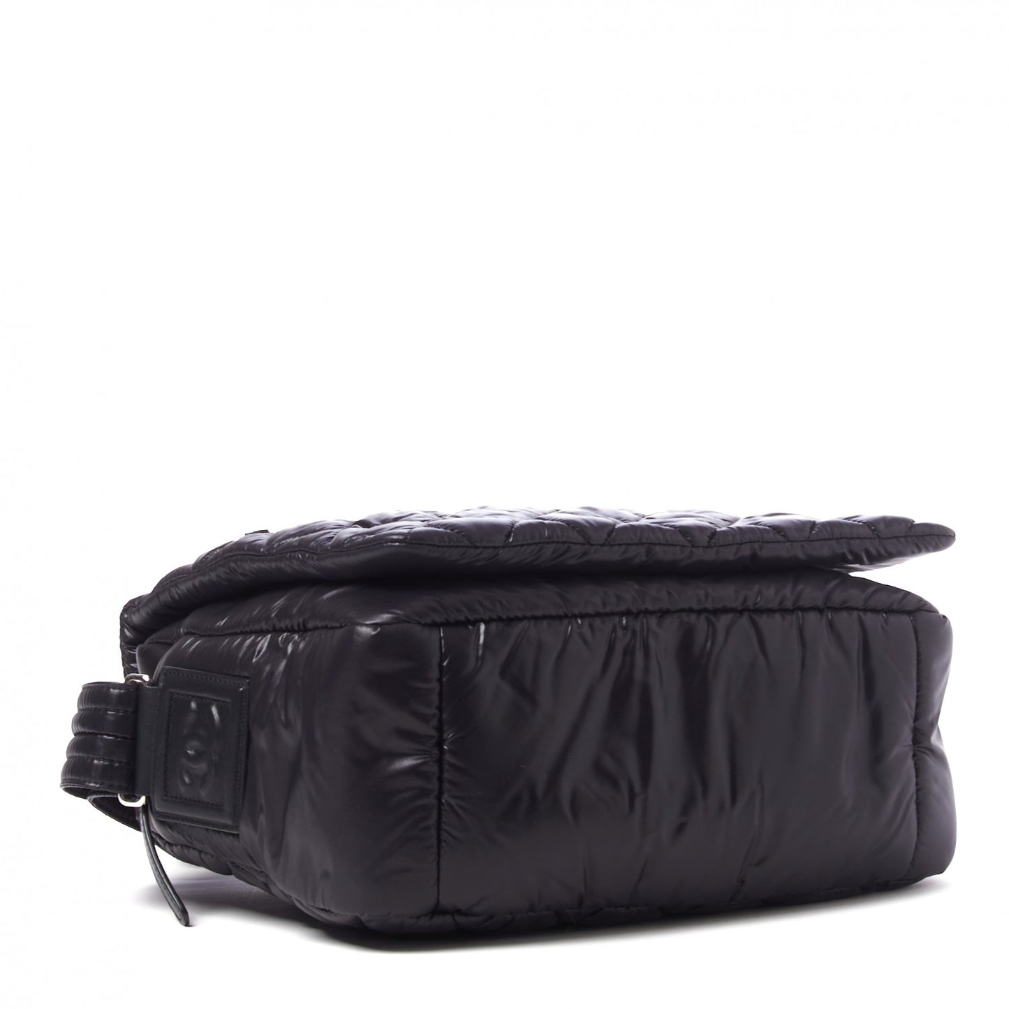 Nylon Small Coco Cocoon Messenger Bag Black