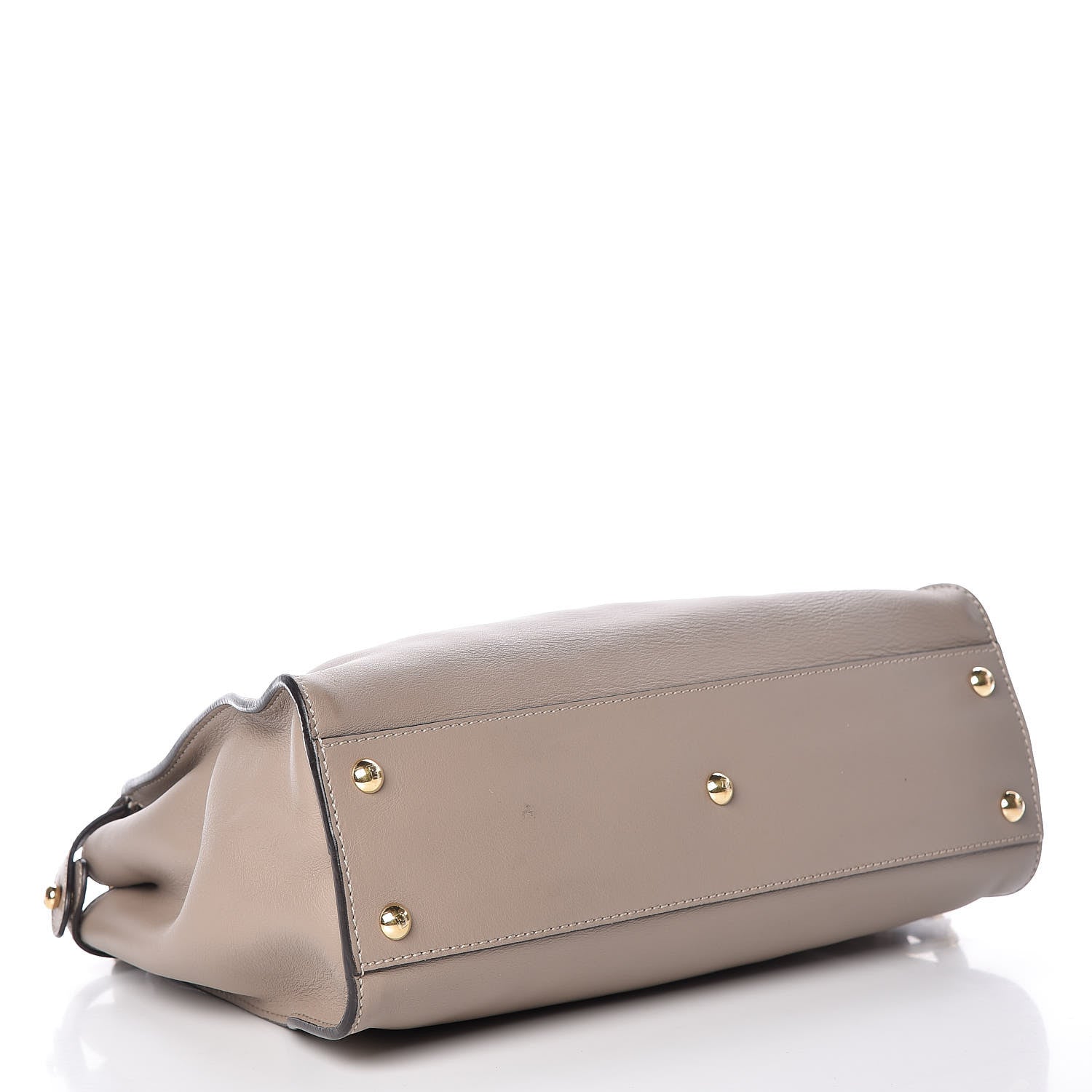 Fendi Vitello Seta Plexiglass Tortoise Medium Peekaboo Iconic Satchel Tortora 4 of 16