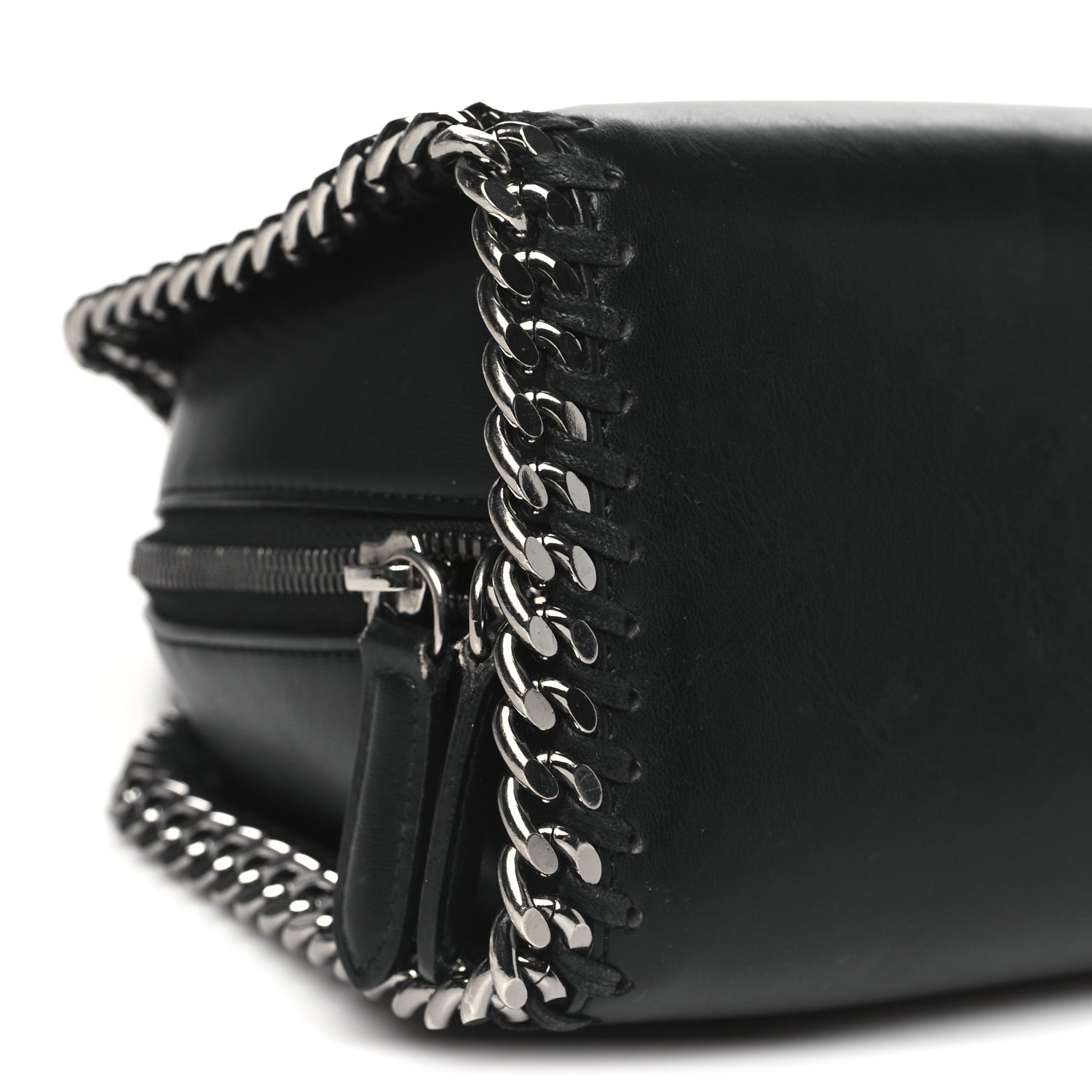 Stella McCartney Eco Alter Nappa Mini Falabella Box Top Handle Bag Black 9 of 14