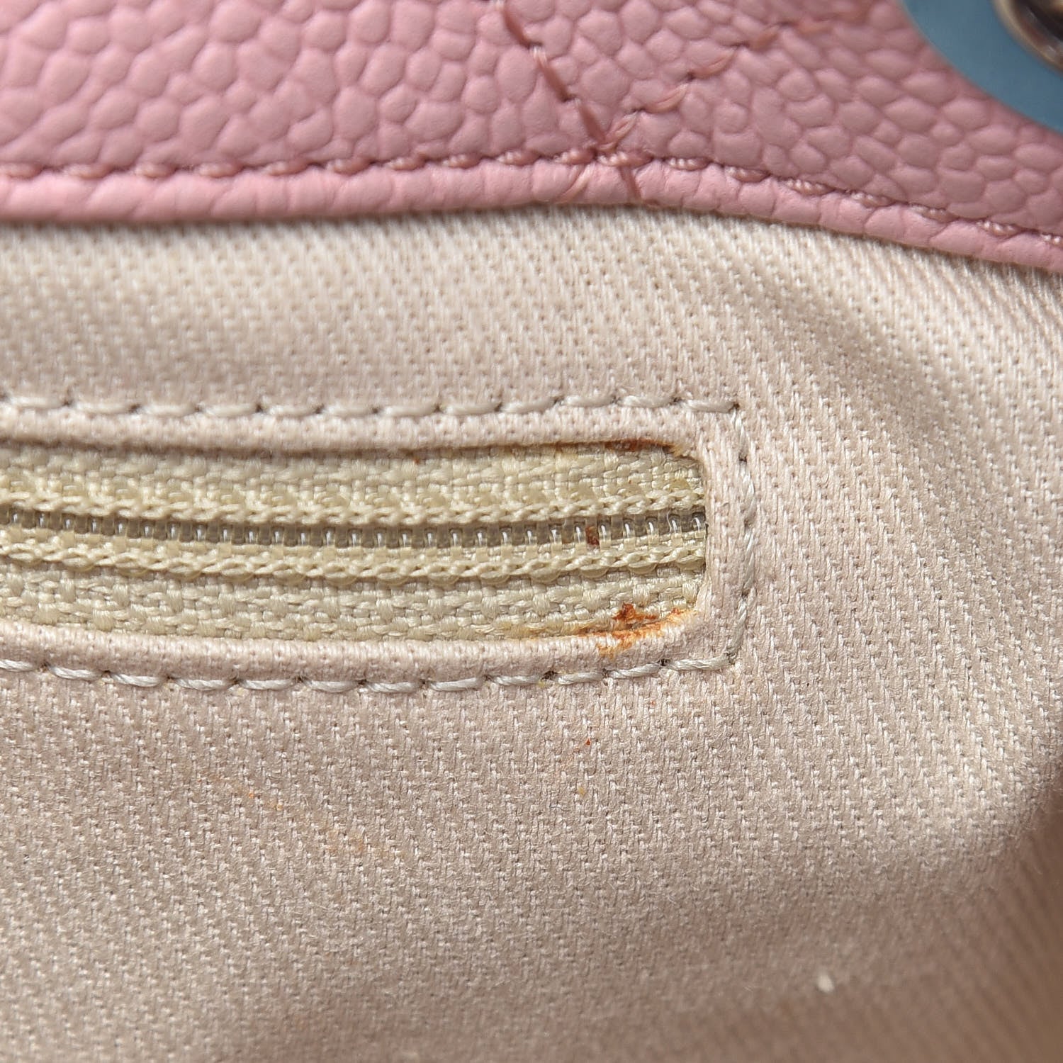 Chanel Grained Calfskin Small CC Pocket Tote Pink 11 of 12