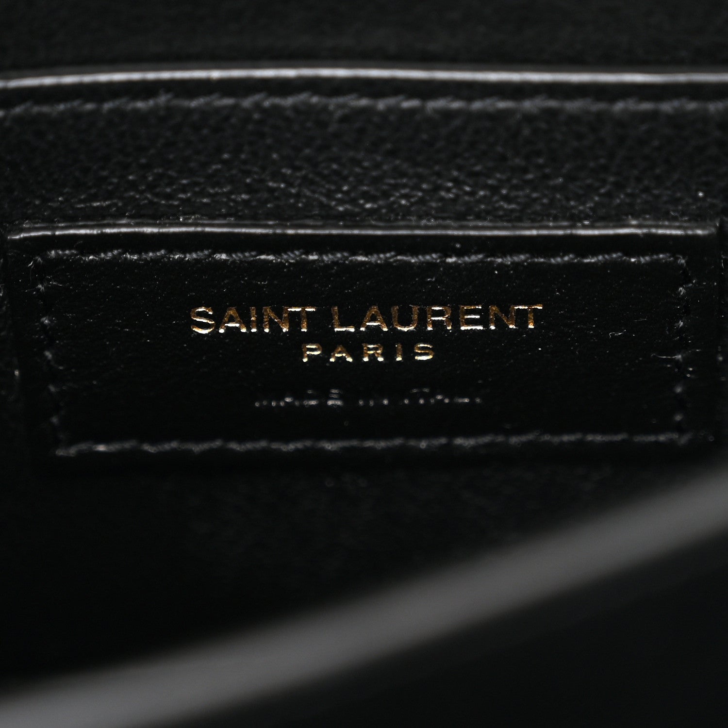 Saint Laurent Grain de Poudre Mini Classic Monogram Cassandra Top Handle Black 6 of 10