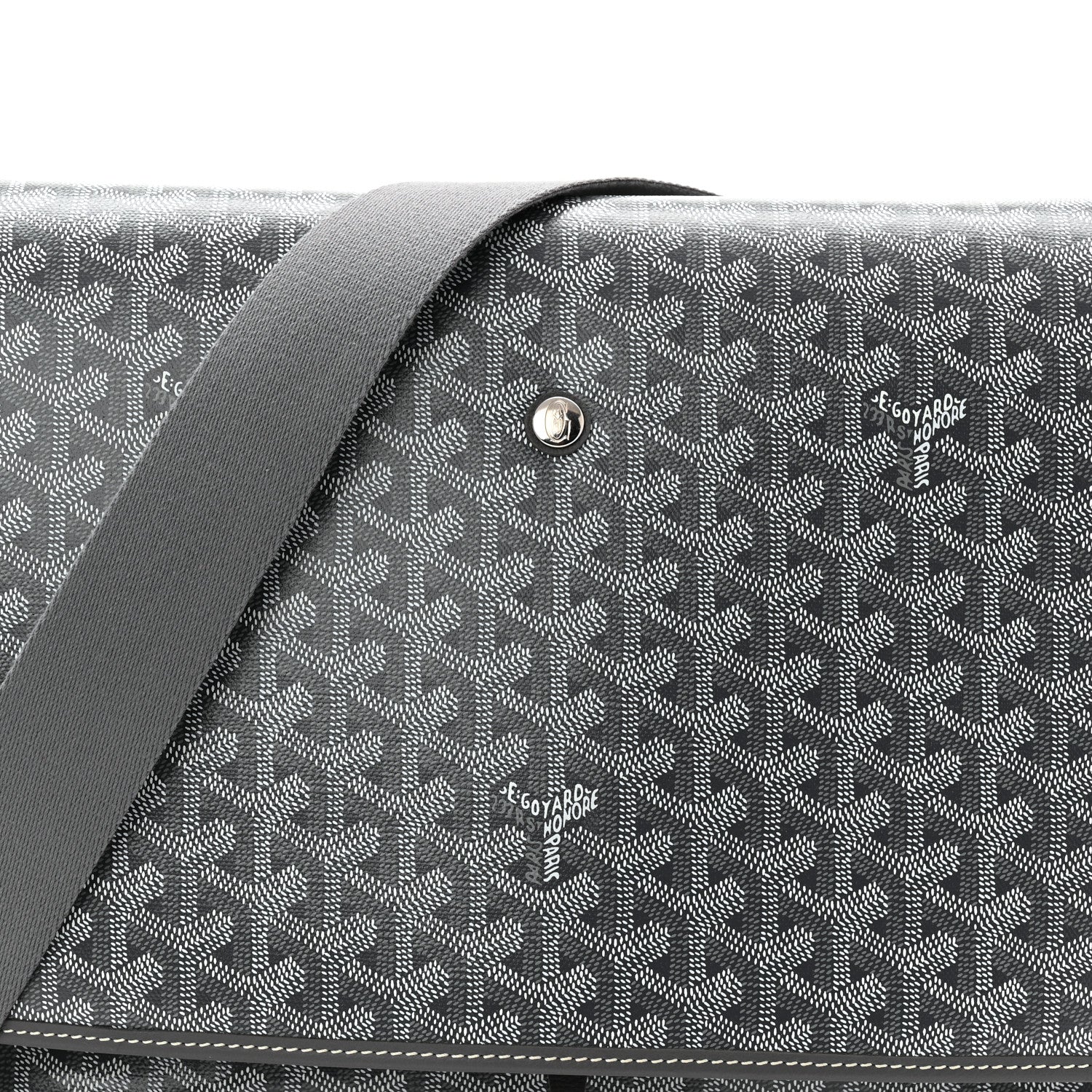 Goyard Goyardine Capetien Messenger Bag Grey 8 of 10