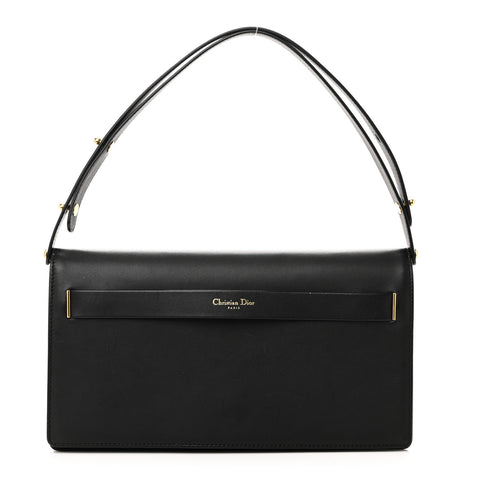 Calfskin Shoulder Bag Black