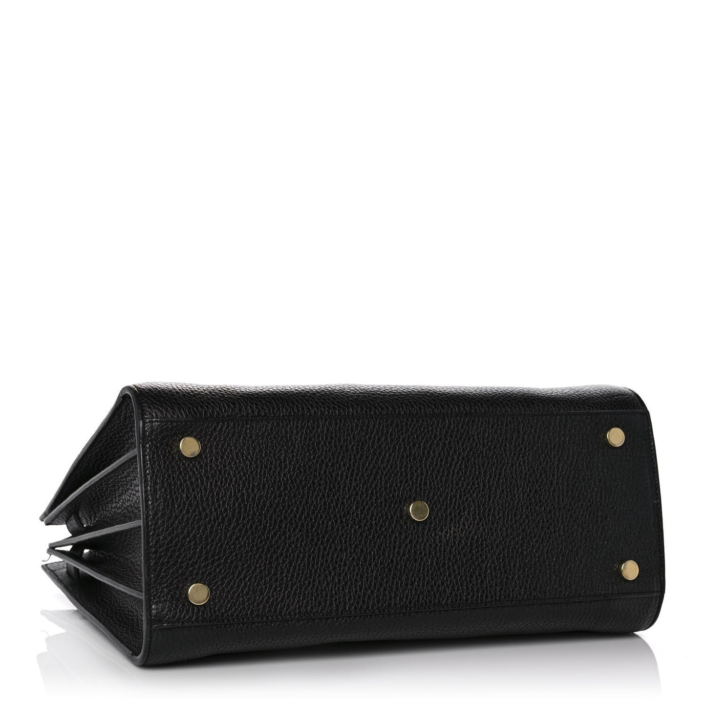 Grained Calfskin Small Sac De Jour Black