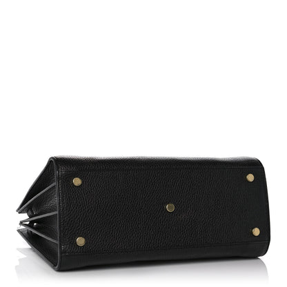 Saint Laurent Grained Calfskin Small Sac De Jour Black 4 of 10