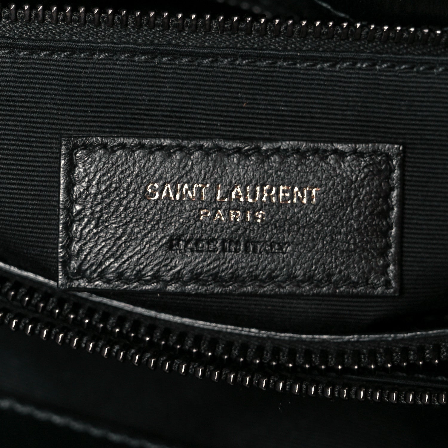 Saint Laurent Calfskin Y Quilted Monogram Monochrome Medium Loulou Chain Satchel Black Black 7 of 11
