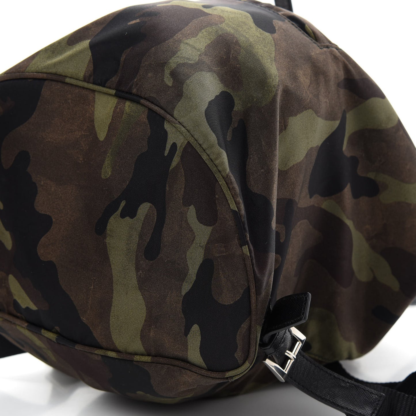 Tessuto Nylon Camouflage Print Cinch Backpack Mimetico