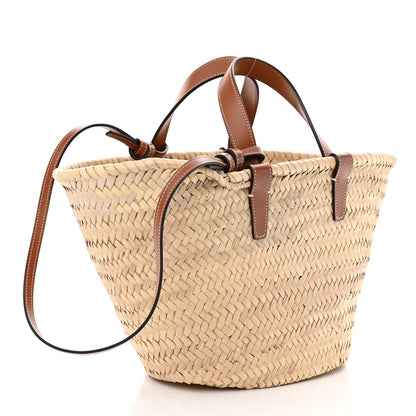 Celine Raffia Calfskin Triomphe Teen Panier Tan 3 of 9