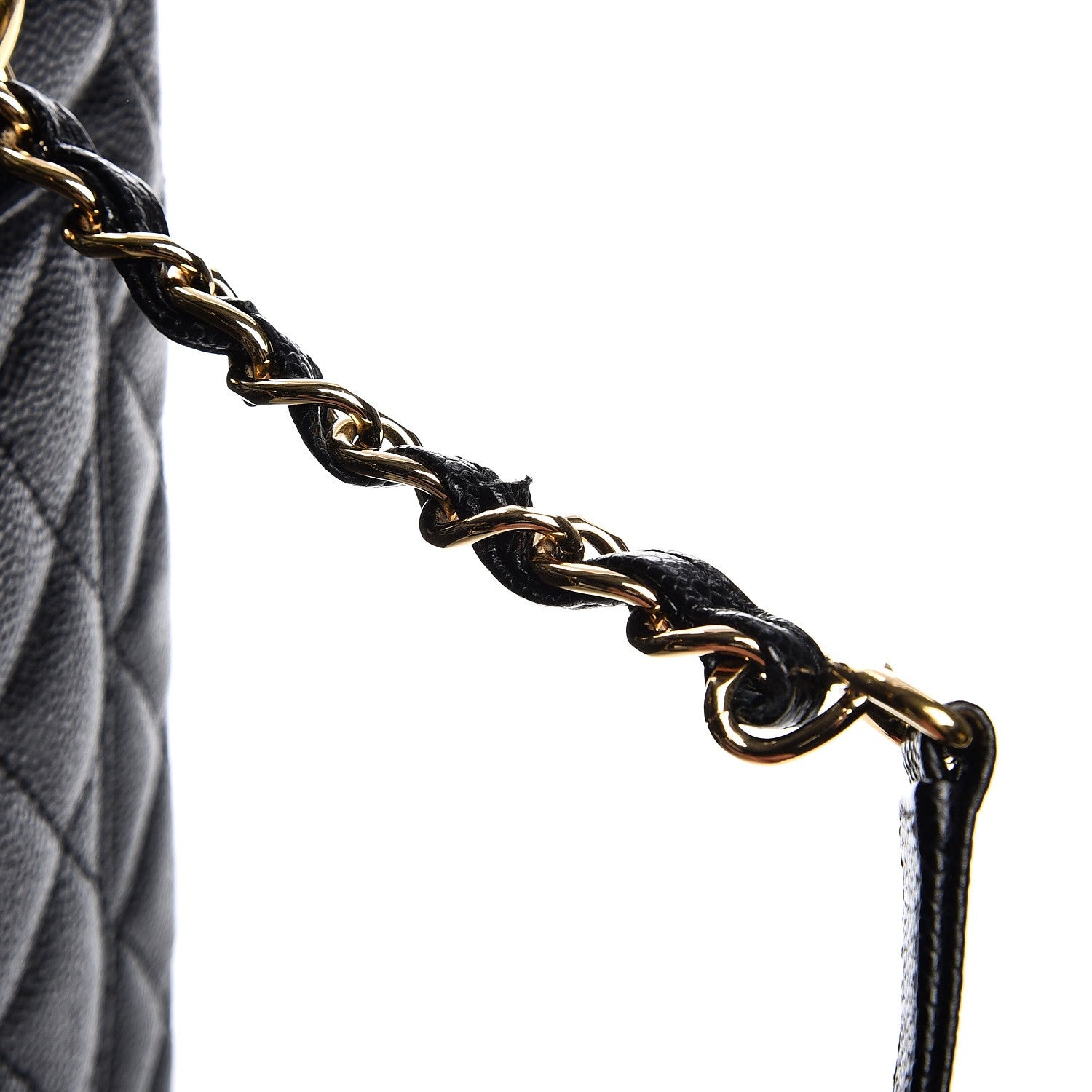 Chanel Caviar Quilted Grand Shopping Tote GST Black 10 of 12