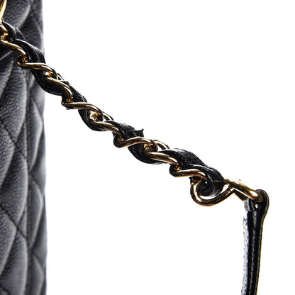 Chanel Caviar Quilted Grand Shopping Tote GST Black 10 of 12