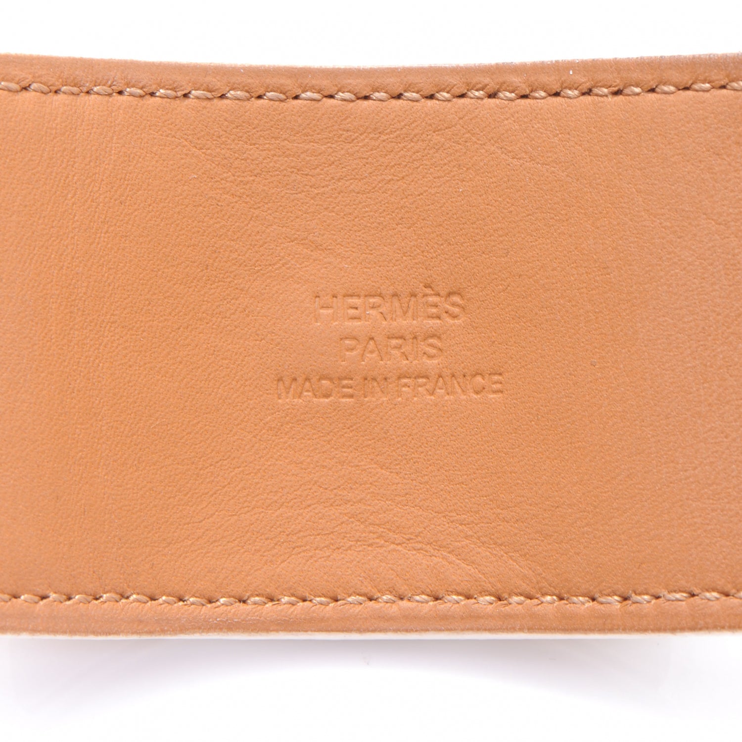 Hermes Epsom Collier de Chien CDC Bracelet White 5 of 6