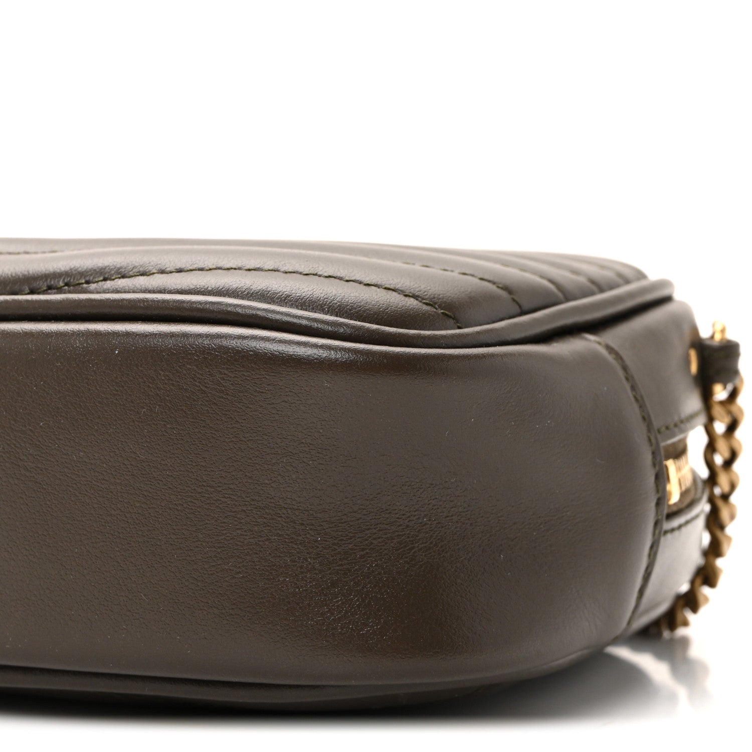 Saint Laurent Calfskin Matelasse Monogram Mini Lou Camera Bag Light Musk 10 of 10