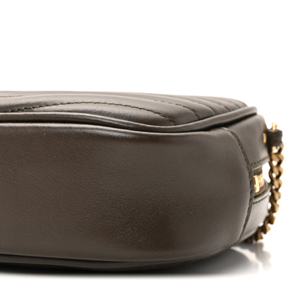 Saint Laurent Calfskin Matelasse Monogram Mini Lou Camera Bag Light Musk 10 of 10