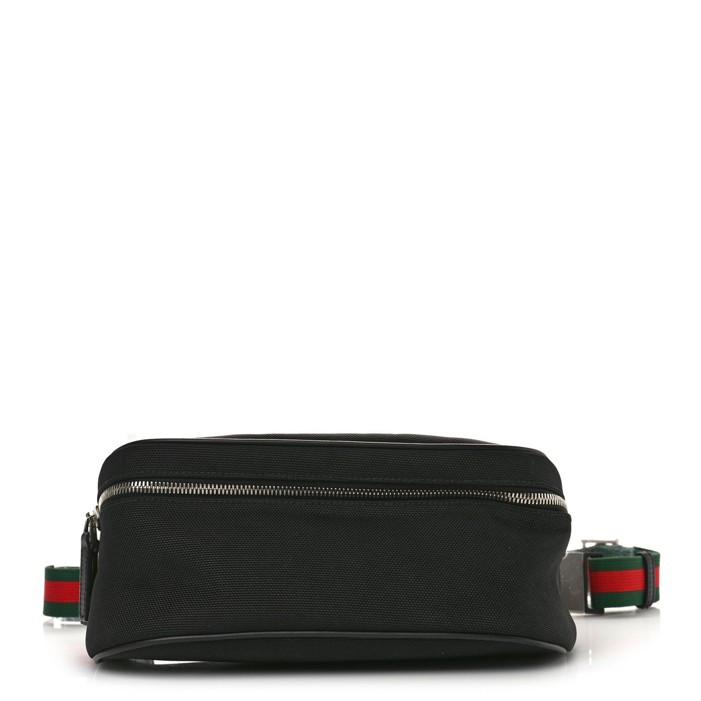 Techno Canvas Web Large Belt Bag Black